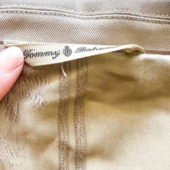 NWT Tommy Bahama 100 Silk St Thomas Men's Large Unstructured Blazer in Khaki - Picture 3 of 13